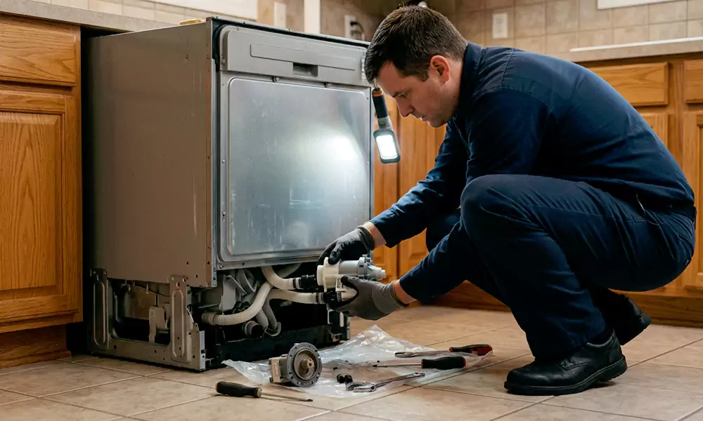 Dishwasher Pump Replacement in Alameda, CA