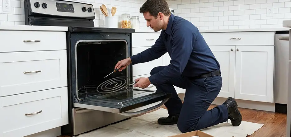 Oven Lower Heating Element Replacement in Alameda