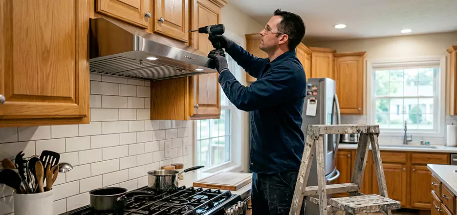 Wood Range Hood Installation Alameda